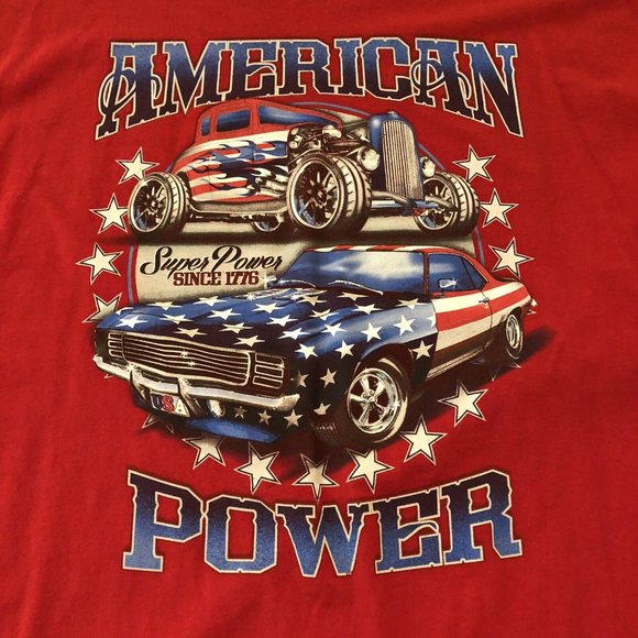 American Power Muscle Car Shirt 2XL Car Guy - Picture 2 of 4